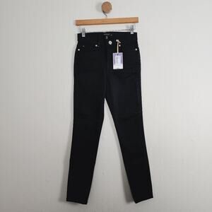 NEW Ted Baker Black The Classic Skinny High Waisted Stretch Jean in Alesias